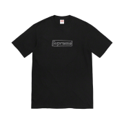 Supreme x Kaws Chalk Logo T-Shirt Black - 21SS