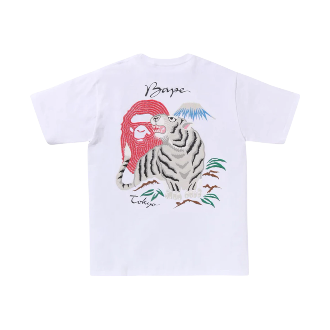 베이프 타이거 수베니어 티셔츠 화이트(BAPE Tiger Souvenir T-Shirt White) - 2