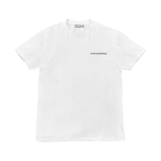 AA Logo Embroidery T-shirts Short Sleeve White