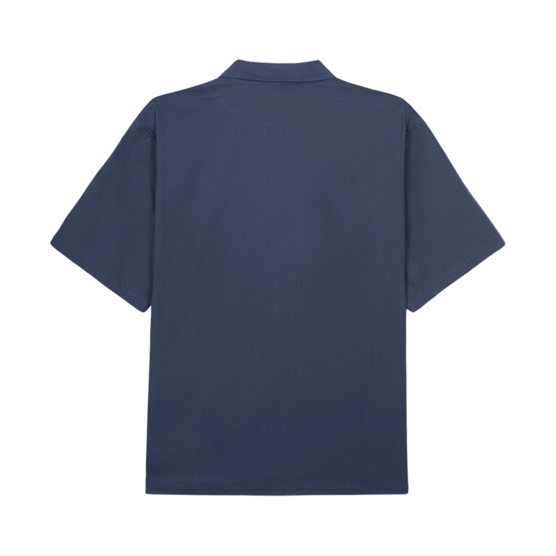 메종 키츠네 스크립트 숏슬리브 셔츠 다크 네이비(Maison Kitsune Script Short Sleeve Shirt Dark Navy) - 2