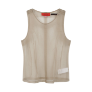 Eckhaus Latta Women Sculpt Top Champagne