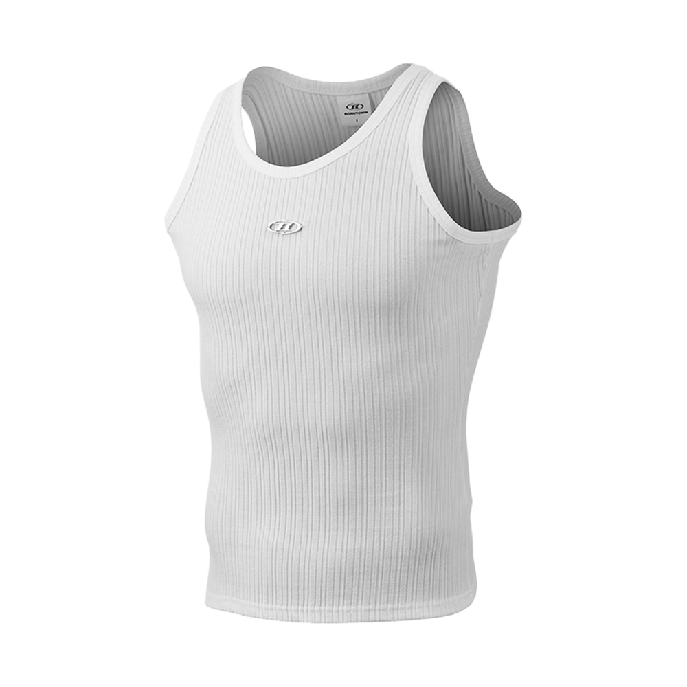 본투윈 B 펜던트 슬라이스 슬리브리스 화이트(BORN TO WIN B Pendant Slice Sleeveless White)
