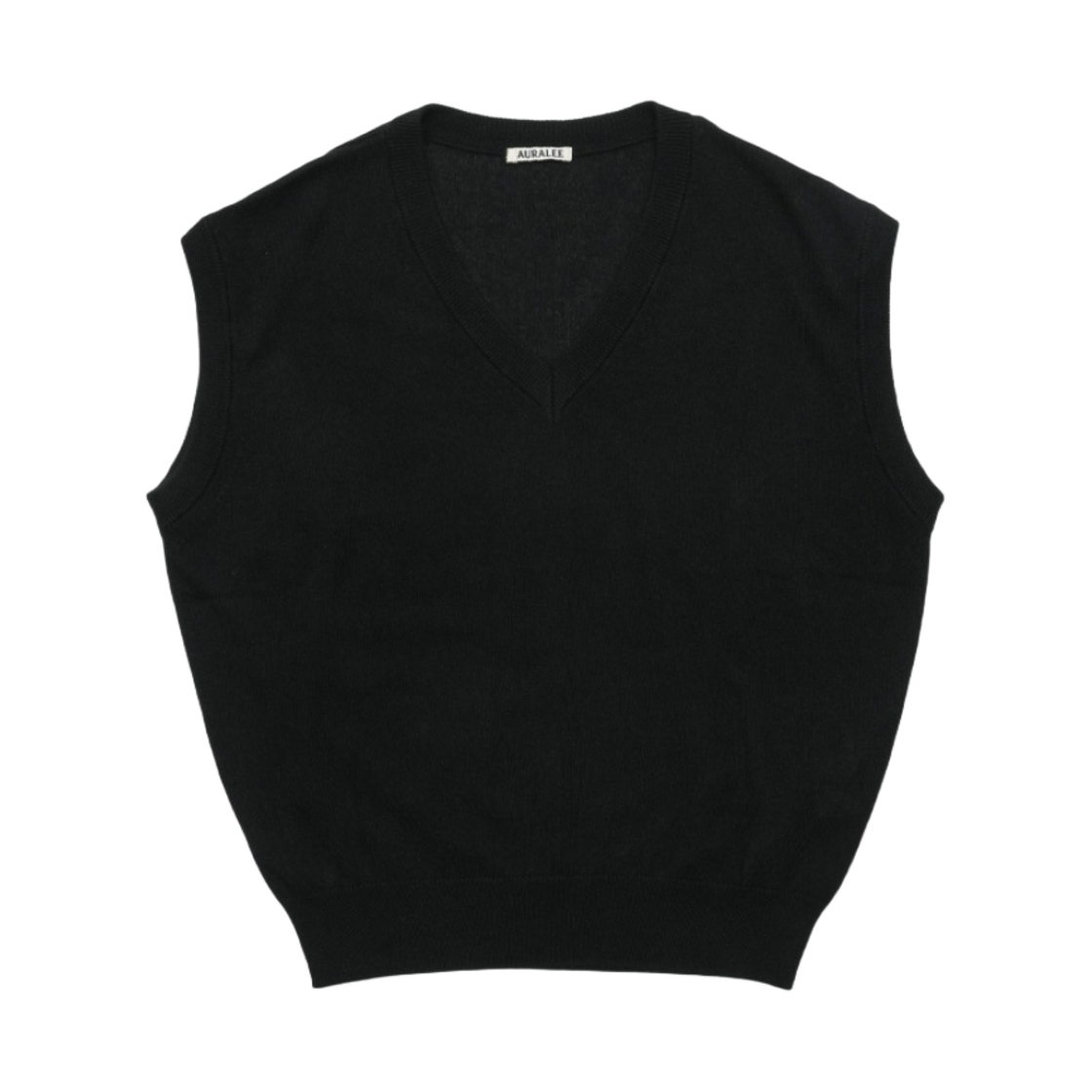 トップス AURALEE FINE CASHMERE SILK KNIT VEST Cashmere and silk sweater vest in grey - Auralee | Mytheresa
