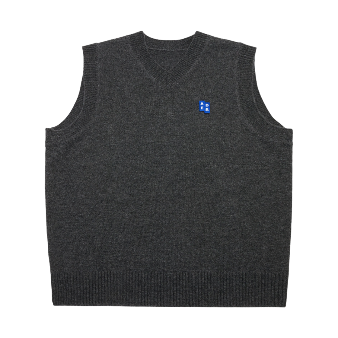 BO42FYKT0201CC (W) Ader Error Sig; BL Tag Knit Vest 01 Charcoal