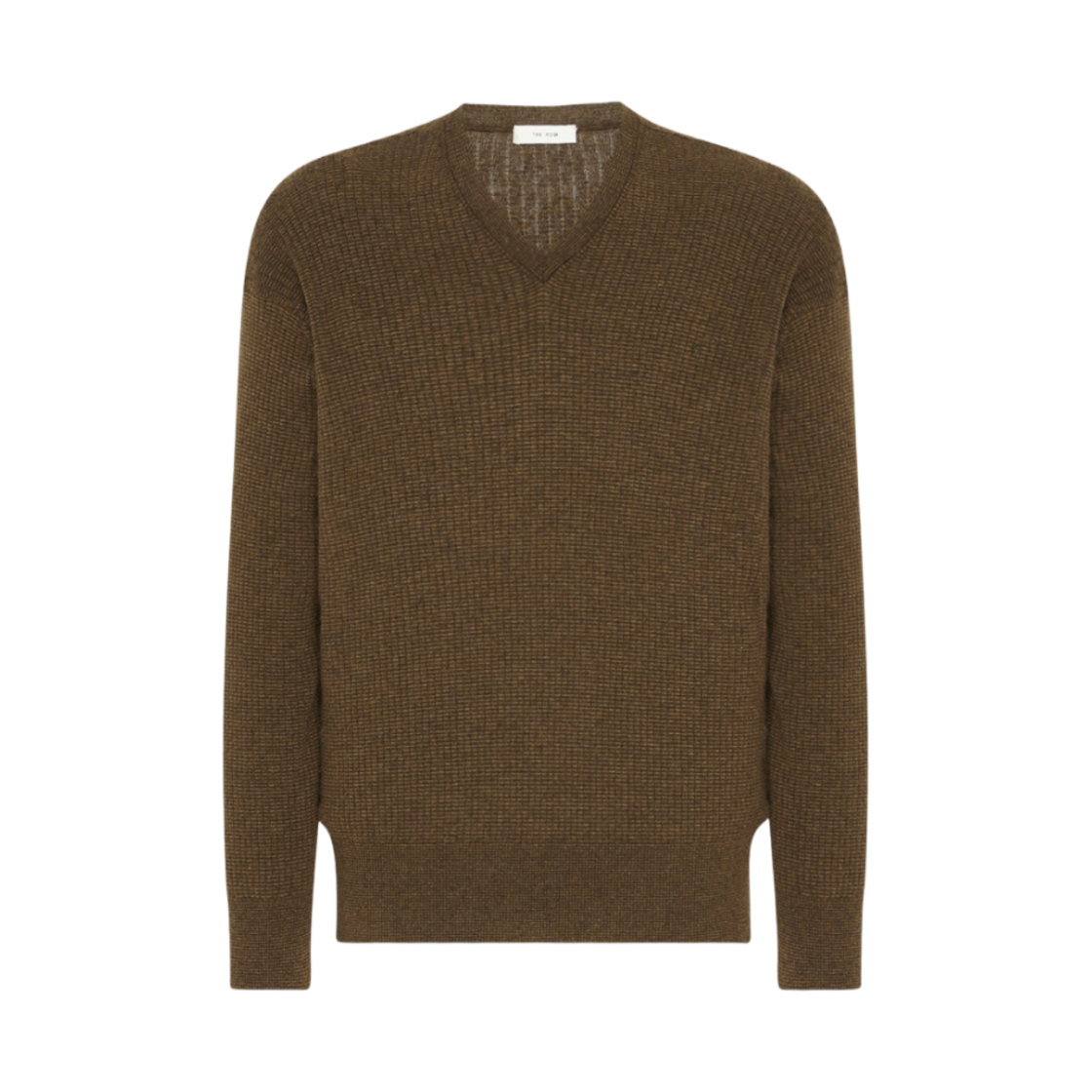 830Y363BRO The Row Thayer Sweater in Cashmere and Silk Brown
