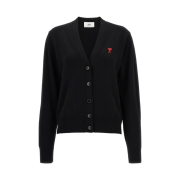 (W) AMI de Coeur Cardigan Noir