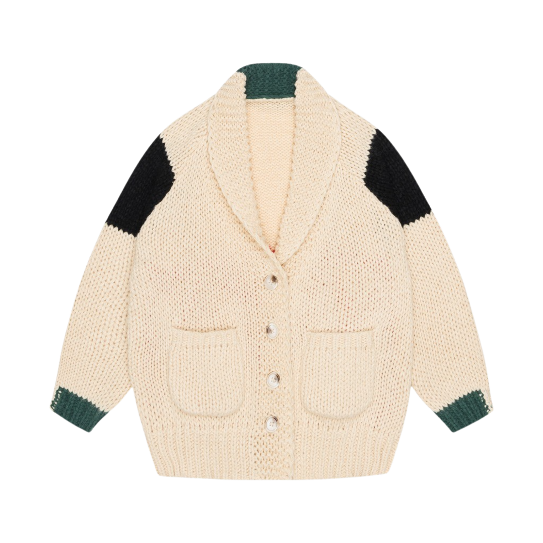 쿄 더블 로고 니트 가디건 믹스(Kyo Double Logo Knit Cardigan)
