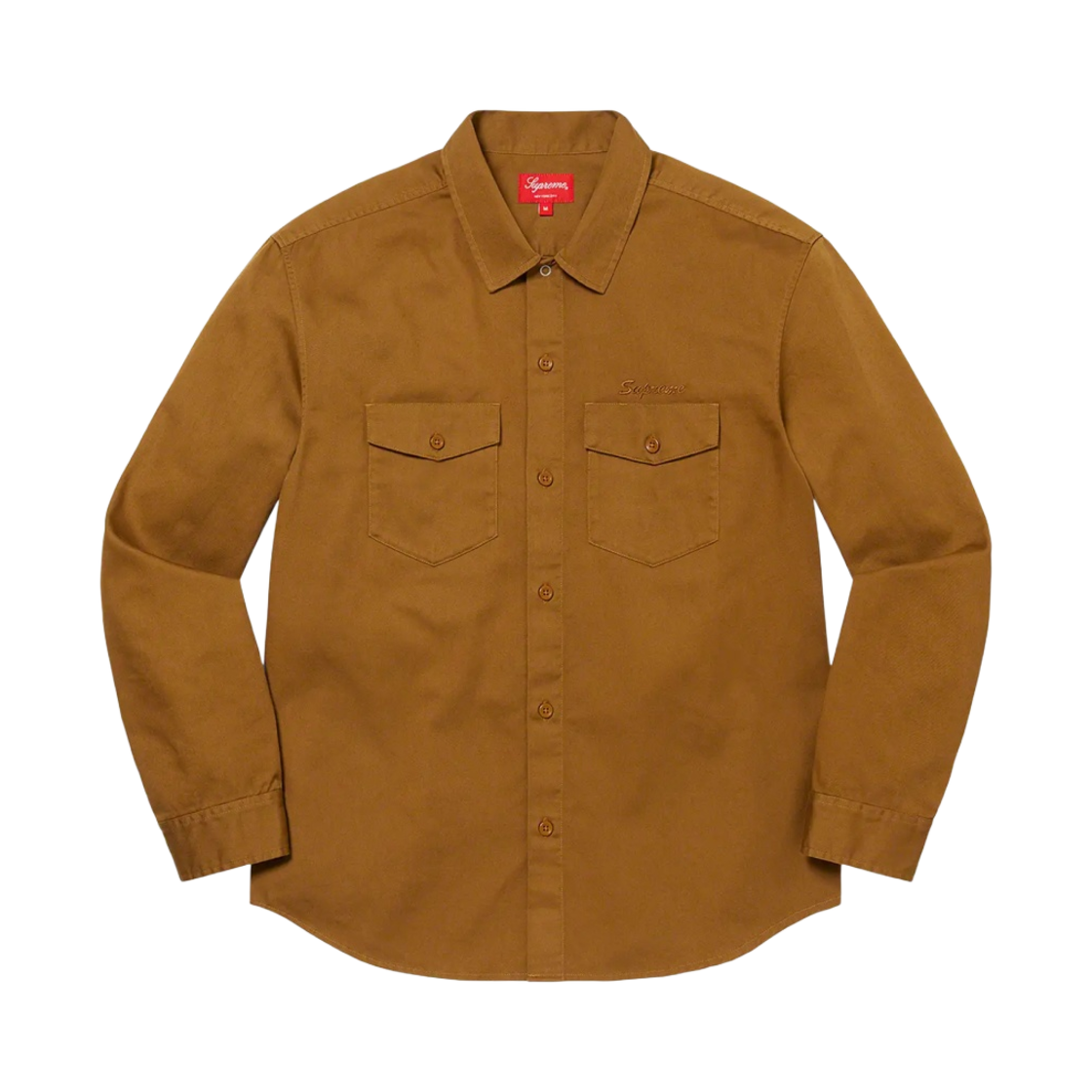 슈프림 레이몬드 페티본 워크 셔츠 워시드 브라운 - 22FW(Supreme Raymond Pettibon Work Shirt Washed Brown - 22FW) - 2