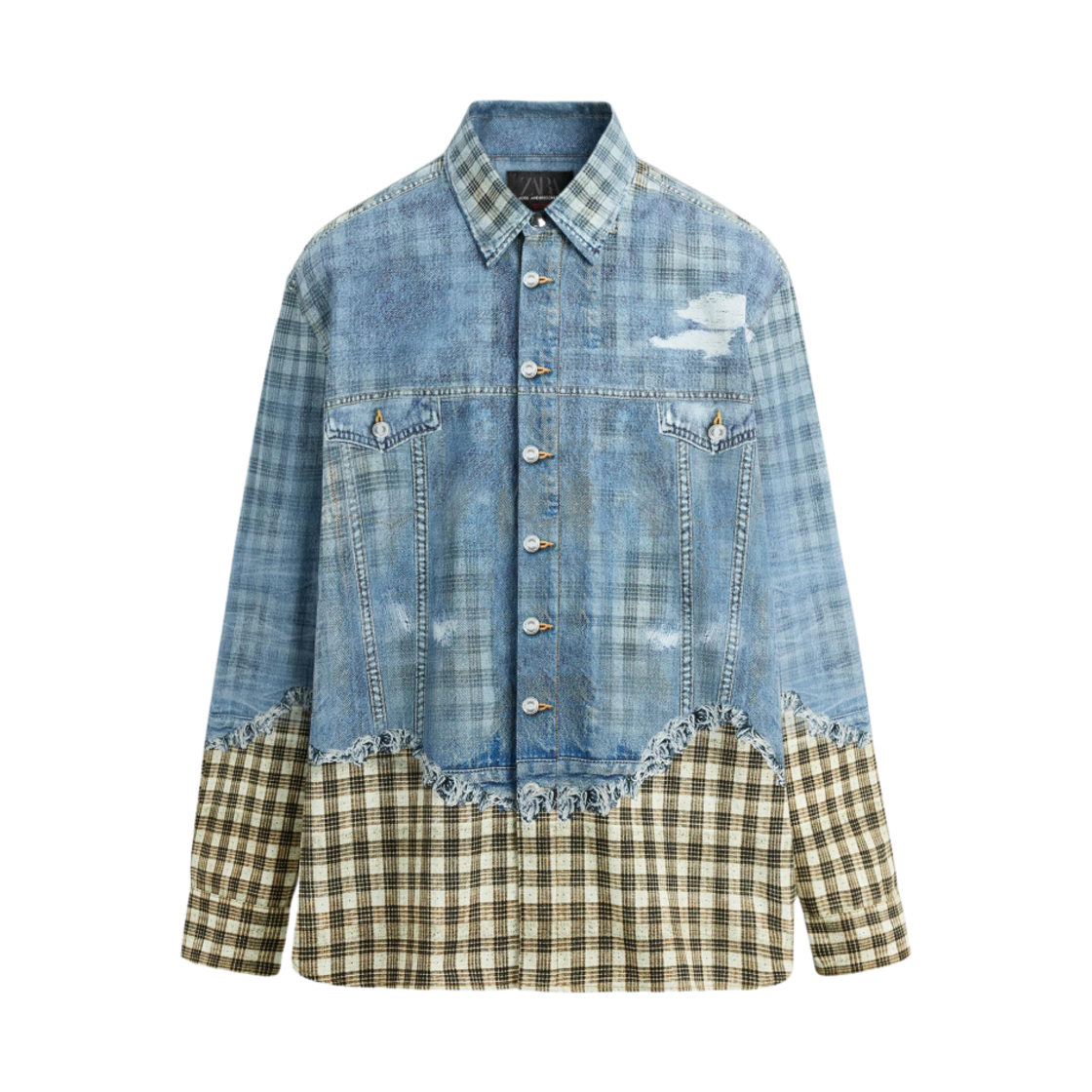 자라 x 앤더슨벨 트롱프 뢰유 프린티드 셔츠 옐로우(Zara x Andersson Bell Trompe L'oeil Printed Shirt Yellow)