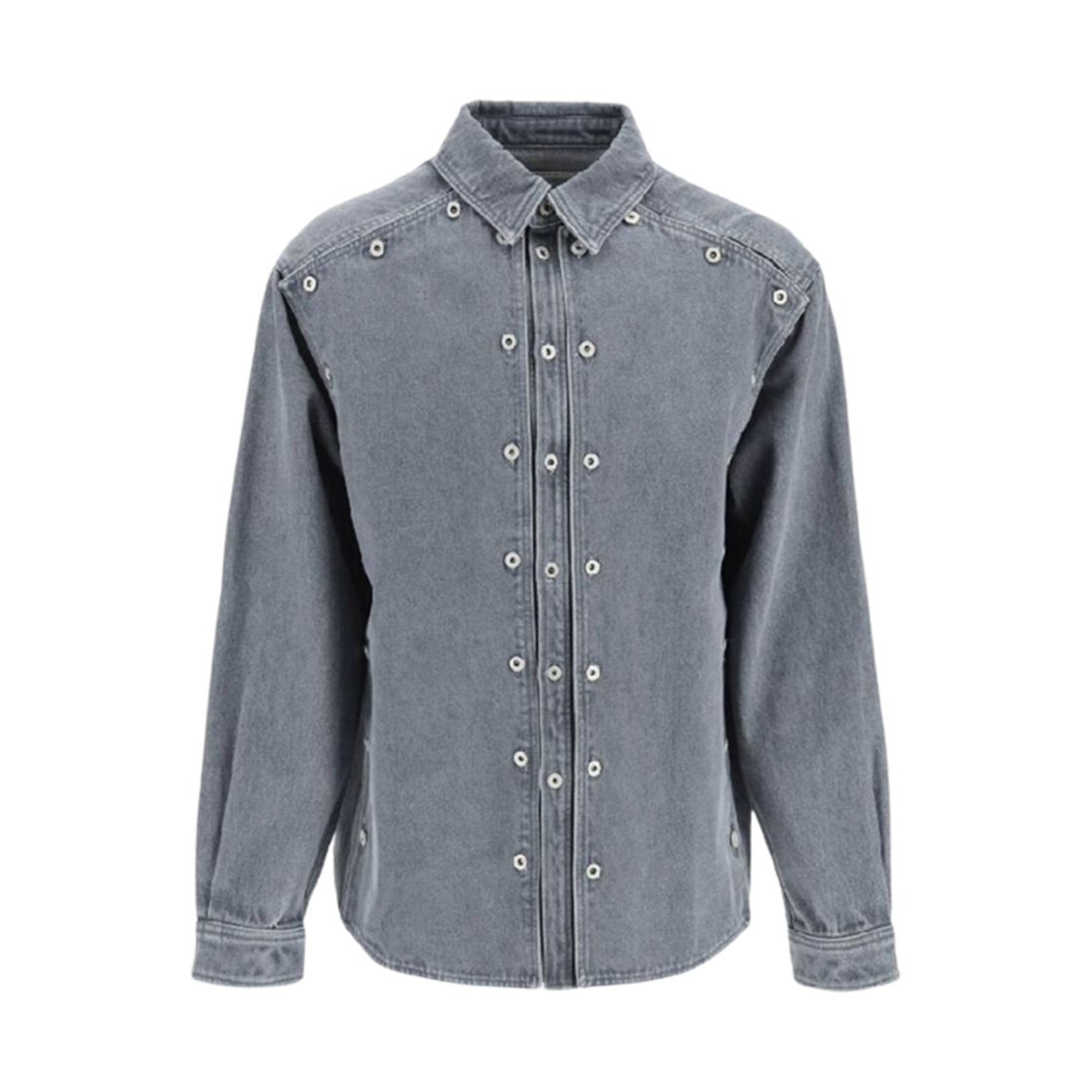 와이프로젝트 패널 데님 셔츠 그레이 - 22FW(Y/Project Panelles Denim Shirt Grey - 22FW)