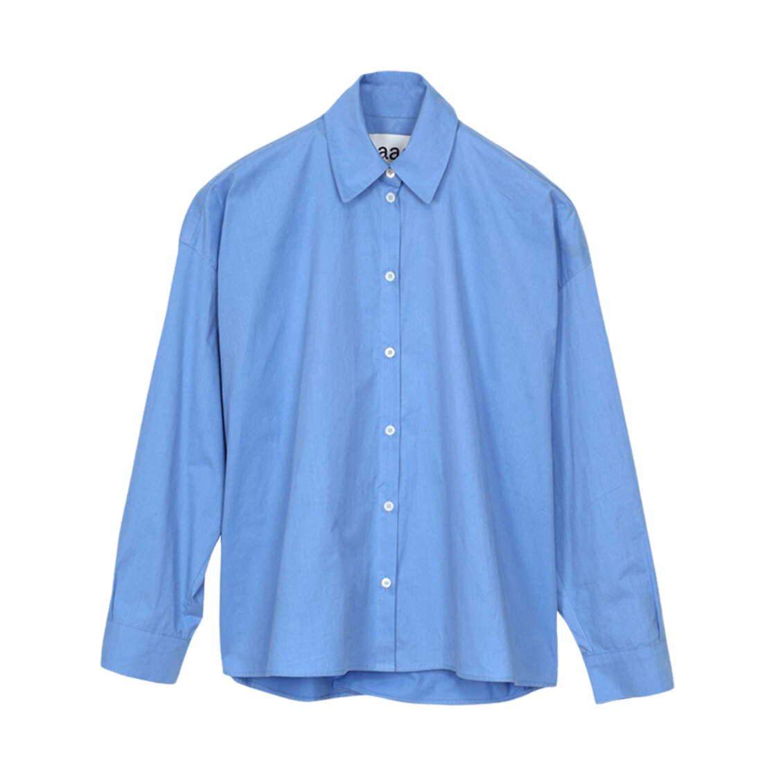 (W) 헤이그 어 실루엣 셔츠 블루((W) Haag A Silhouette Shirt Blue)