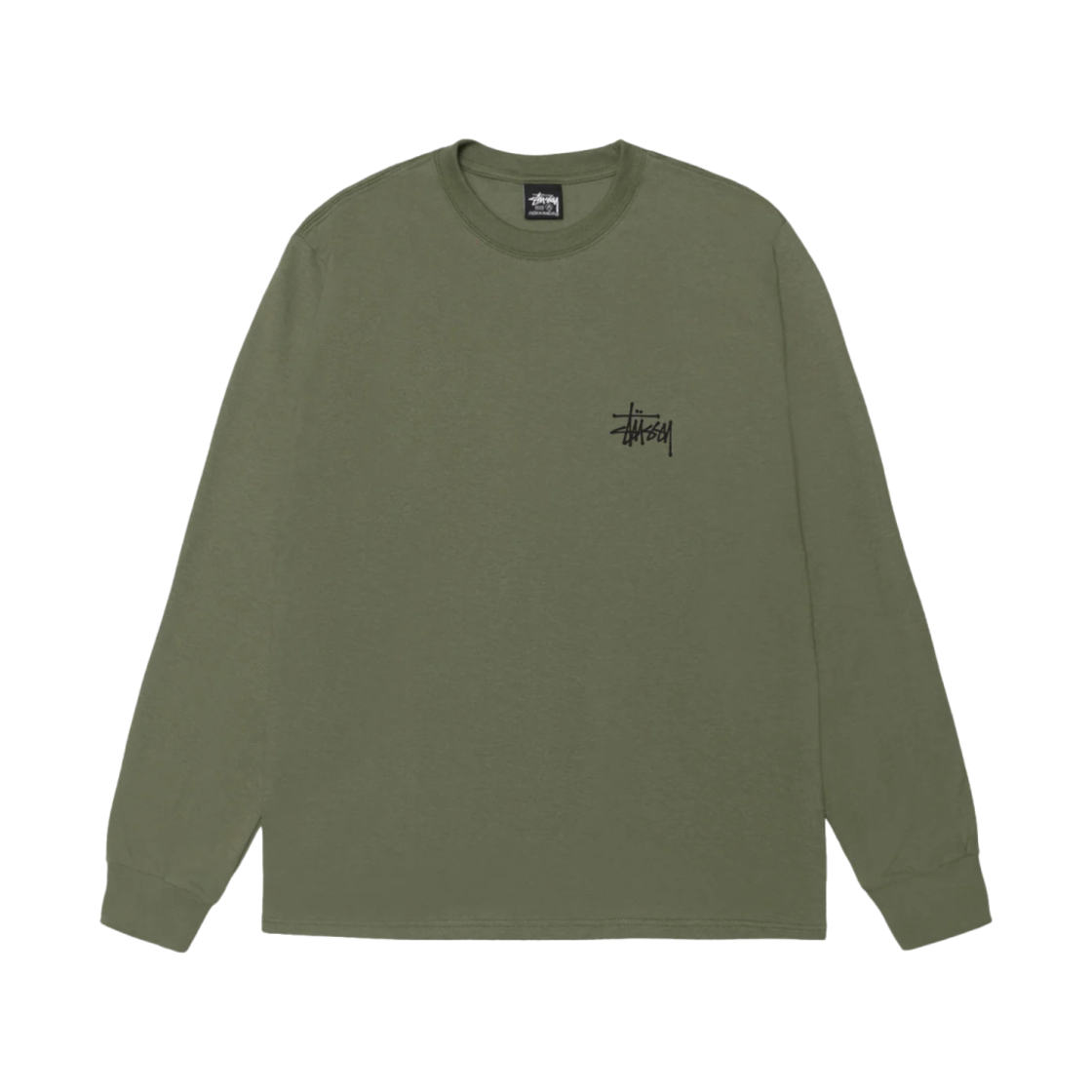 1995000 Stussy Basic Stussy LS T-Shirt Olive 2025 - #2