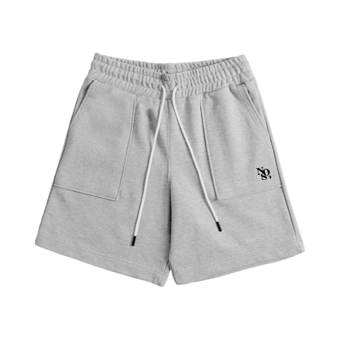 NOS7 메인 로고 포켓 쇼츠 그레이(NOS7 Main Logo Pocket Shorts Grey)