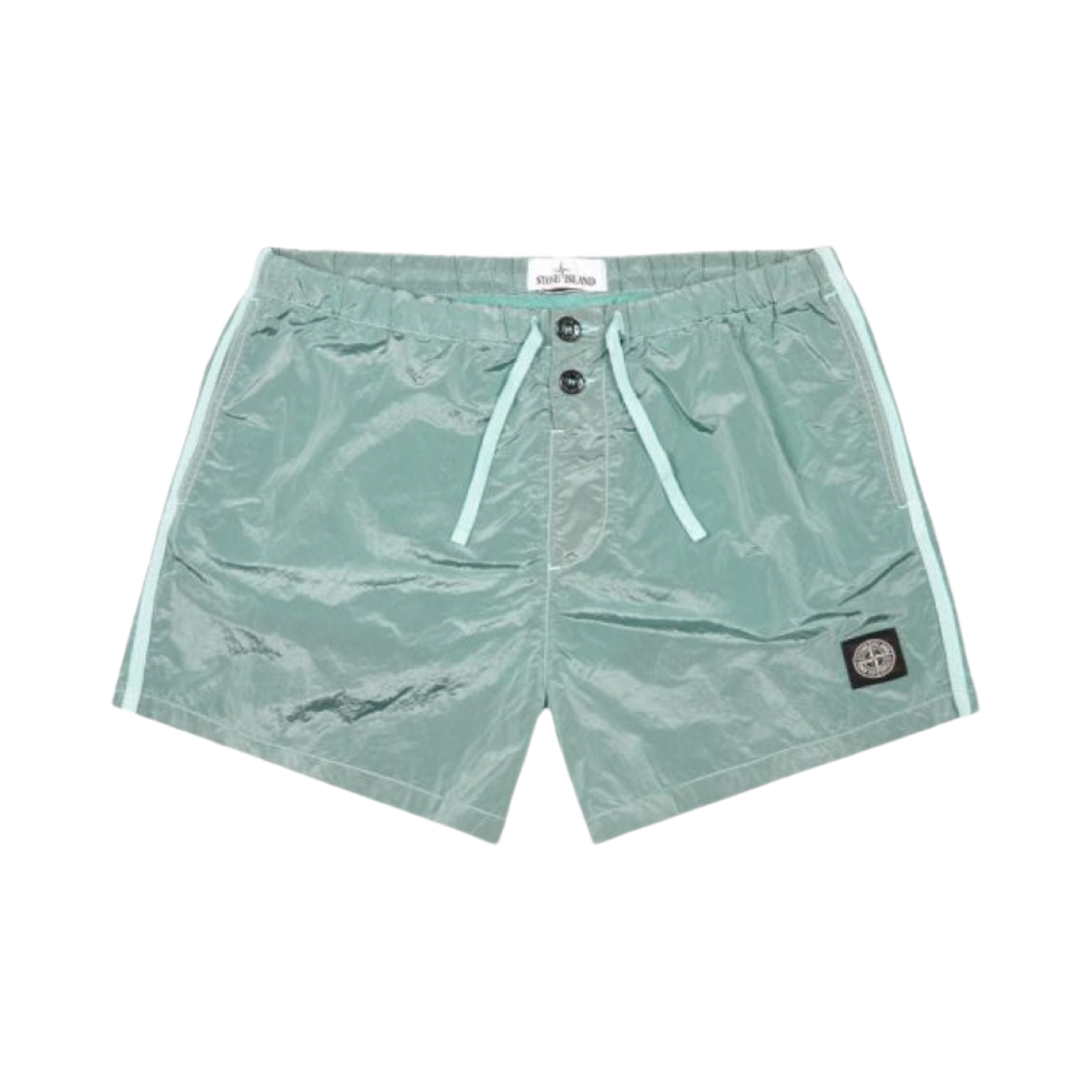스톤 아일랜드 B0643 나일론 메탈 스위밍 트렁크 아쿠아 - 21SS(Stone Island B0643 Nylon Metal Swimming Trunk Aqua - 21SS) - 1