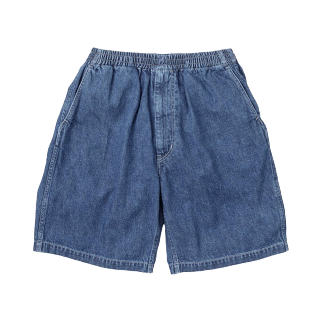 GM221-40080B Graphpaper Denim Baggy Shorts Fade Indigo