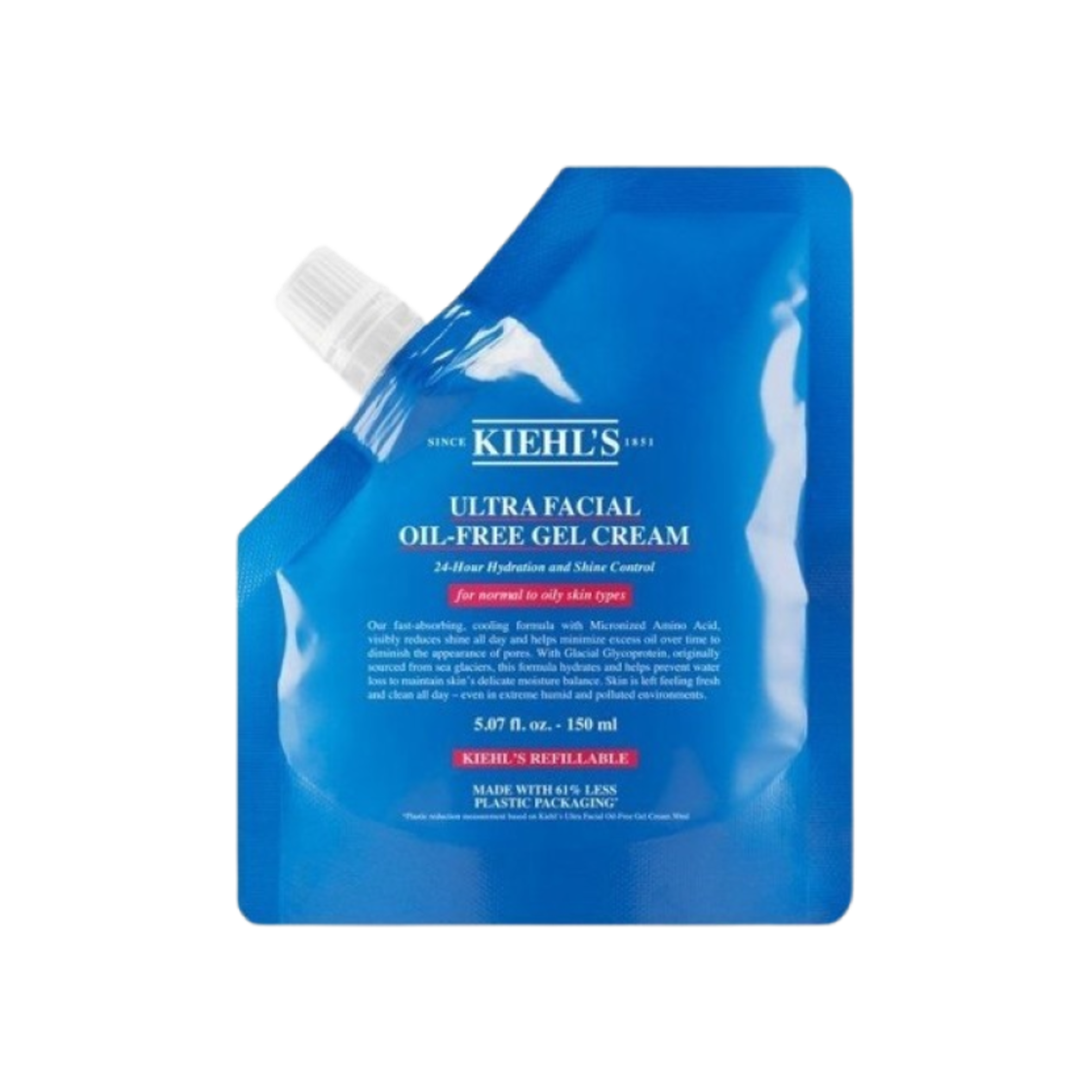 키엘 울트라 훼이셜 오일 프리 젤 크림 리필 파우치 150ml(Kiehl's Ultra Facial Oil Free Gel Creme Refill Pouch 150ml)