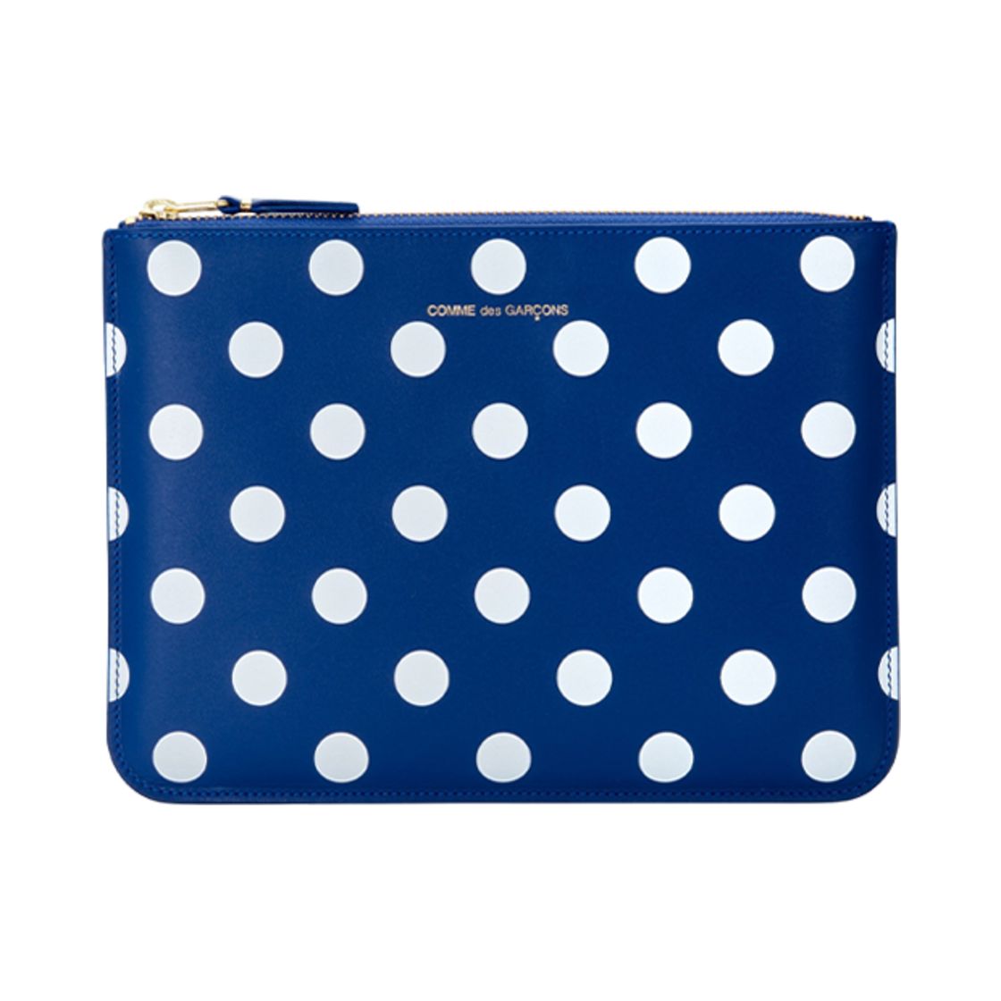 SA5100PD Comme des Garcons SA5100PD Polka Dot Wallet Blue