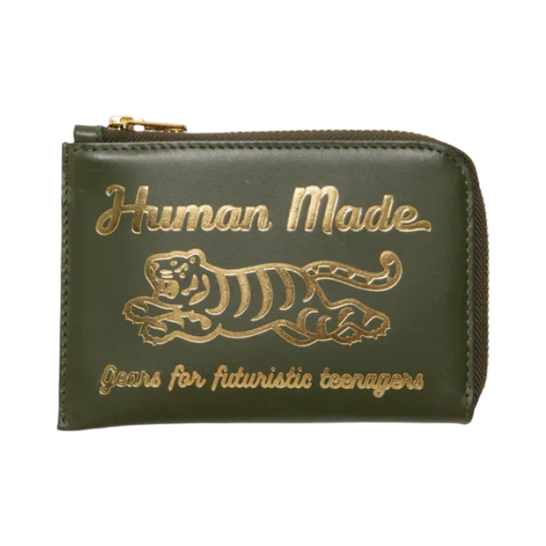 휴먼 메이드 레더 월렛 올리브 드랩(Human Made Leather Wallet Olive Drab) - 1