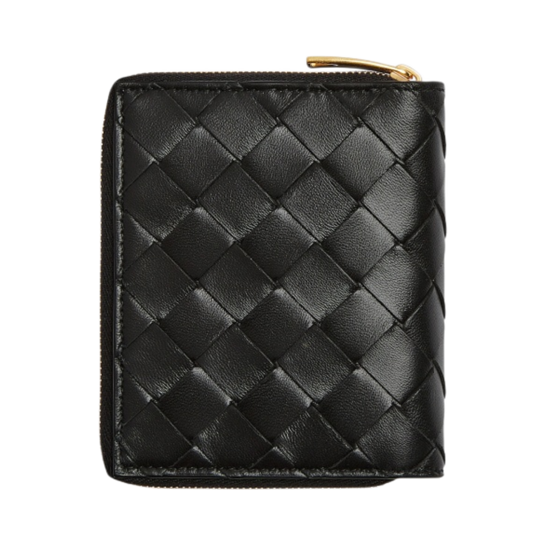 보테가 베네타 폴더형 지퍼 지갑 블랙(Bottega Veneta Bi-Fold Zip Wallet Black) - 3