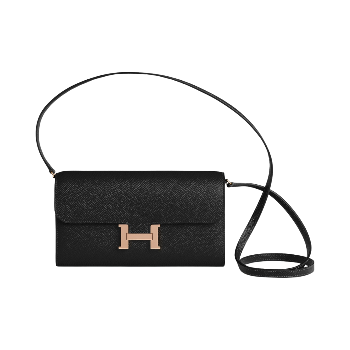 에르메스 콘스탄스 롱 투 고 지갑 앱송 & 로즈 골드 하드웨어 누아(Hermes Constance Long To Go Wallet Epsom & Rose Gold Noir) - 1