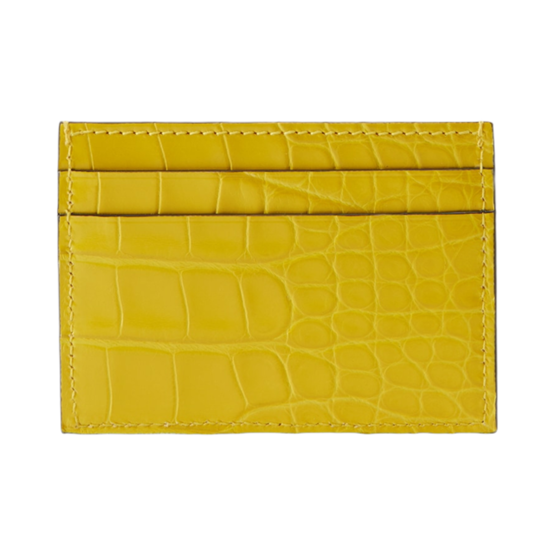 구찌 크로커다일 카드 케이스 옐로우 크로커다일(Gucci Crocodile Card Case Yellow Crocodile) - 2