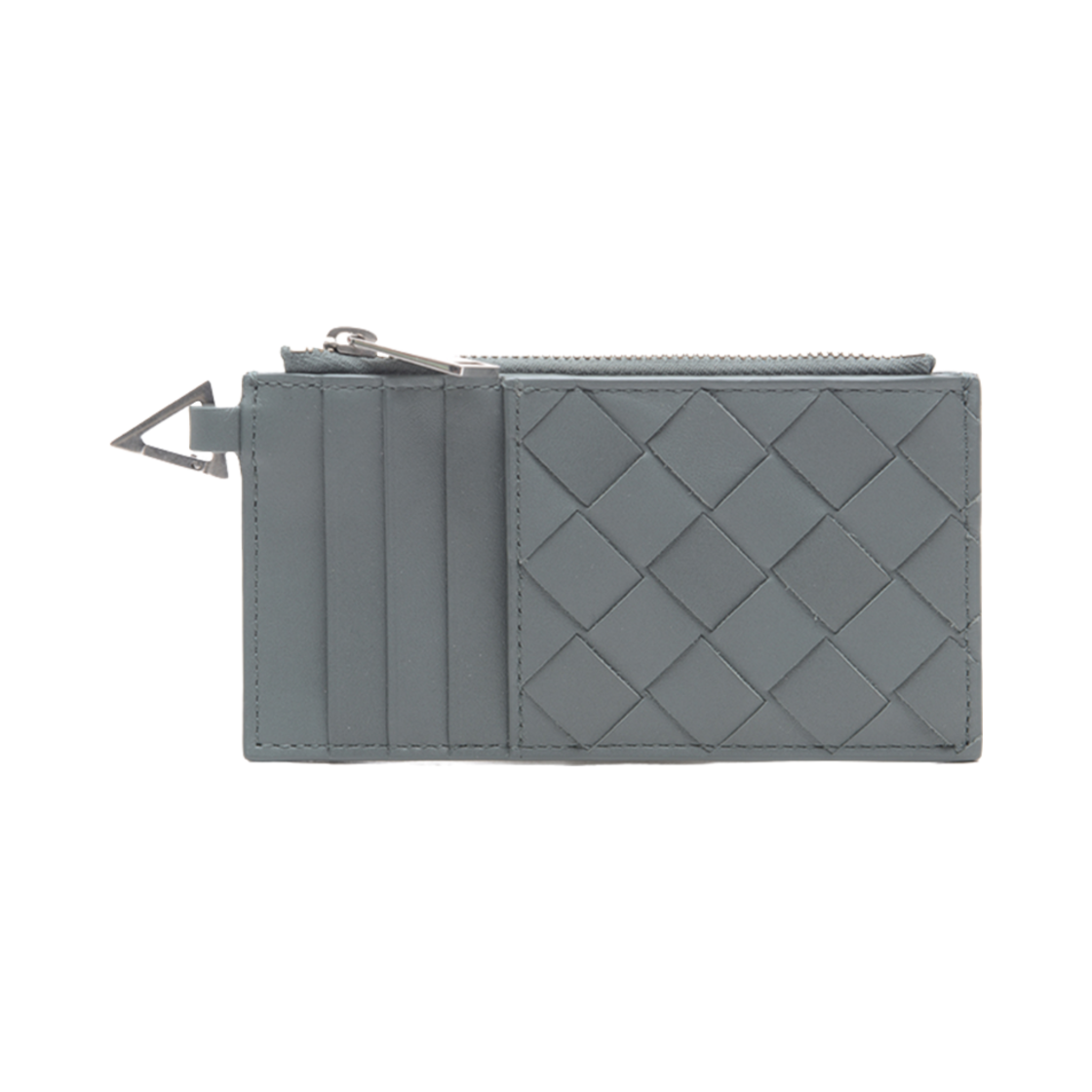 619200VCPQ31607 Bottega Veneta Intrecciato Card Case Slate