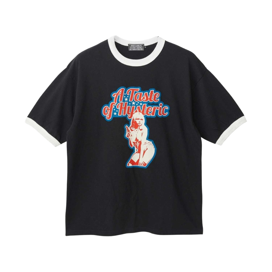 히스테릭 글래머 테이스트 오브 히스테릭 티셔츠 블랙(Hysteric Glamour Taste Of Hysteric T-Shirt Black) - 1