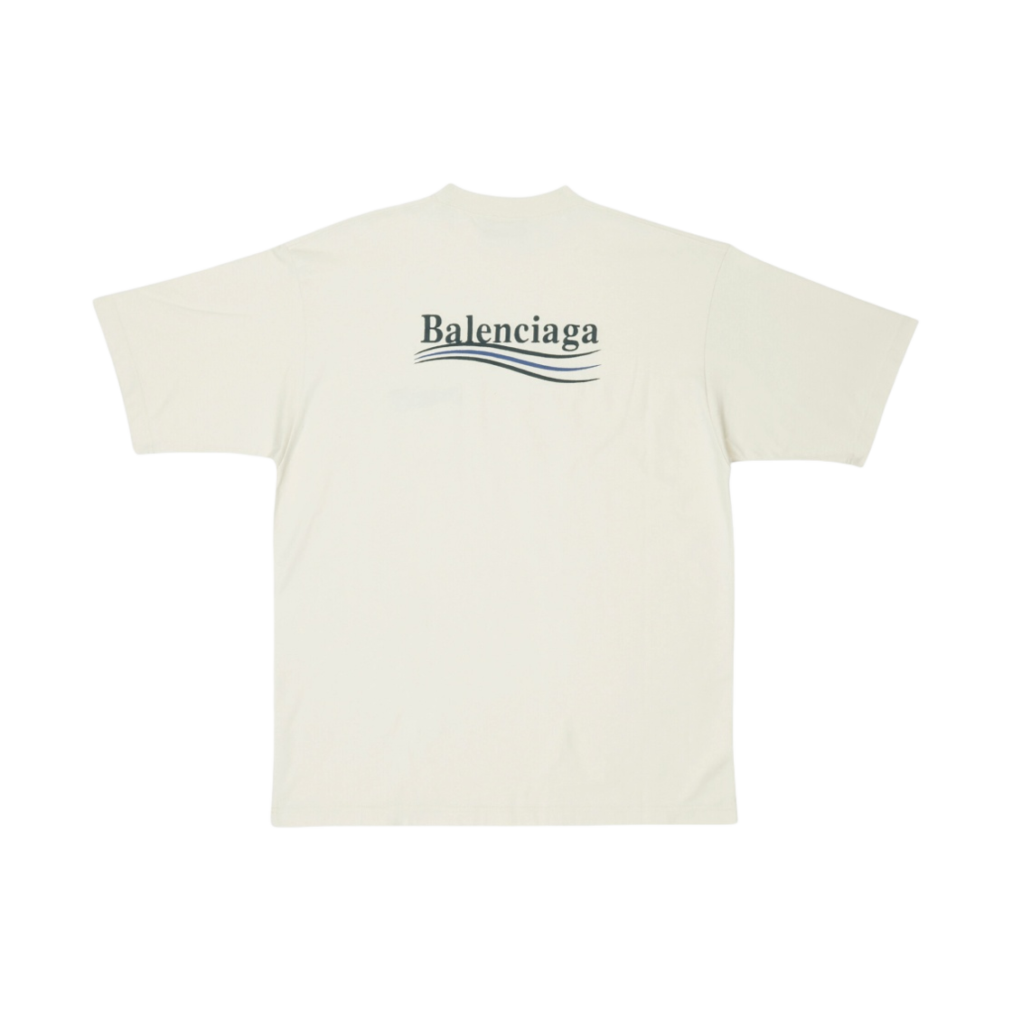 발렌시아가 폴리티컬 캠페인 티셔츠 라지 핏 크림(Balenciaga Political Campaign T-Shirt Large Fit Cream) - 2