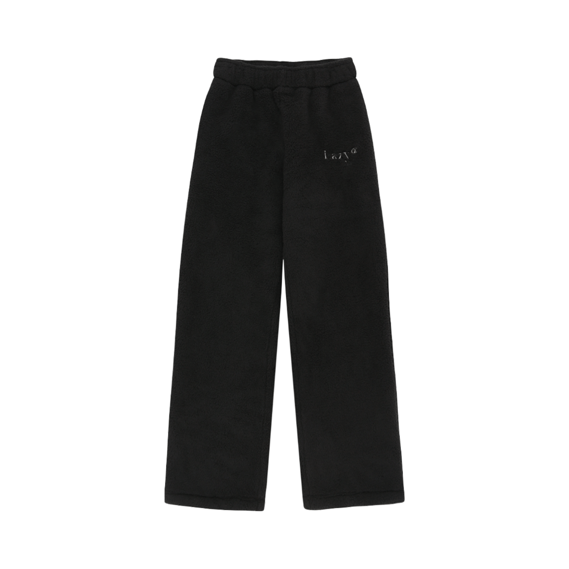 Cozy Fuzzy oversized fleece pants - Black Lazyz Cozy Fuzzy Oversized Fleece Pants Black