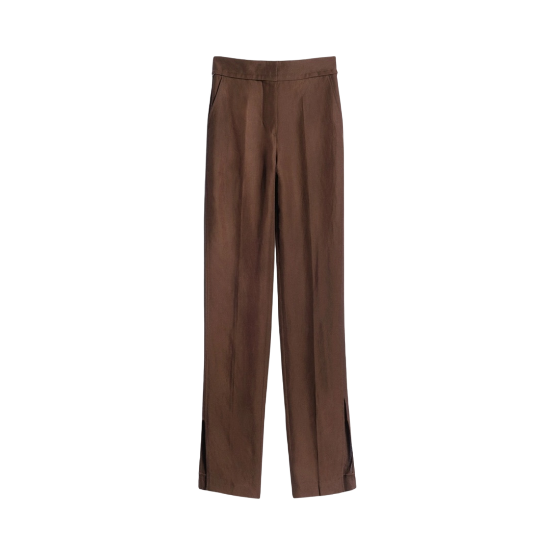 (W) 자크뮈스 르 판탈론 티바우 슬릿 팬츠 다크 브라운((W) Jacquemus Le Pantalon Tibau Slit Pants Dark Brown) - 1