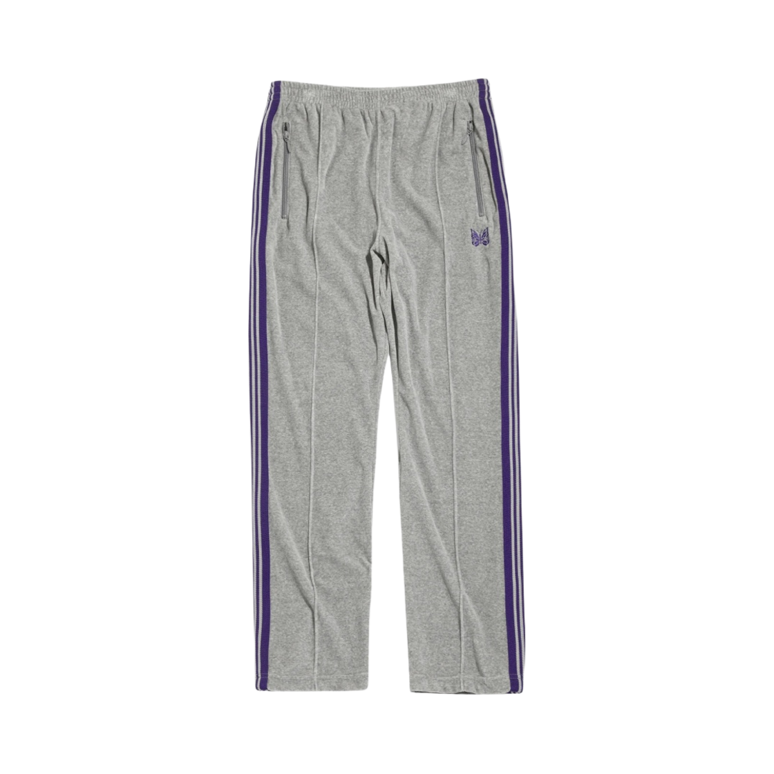 니들스 내로우 트랙 팬츠 벨루어 헤더 그레이