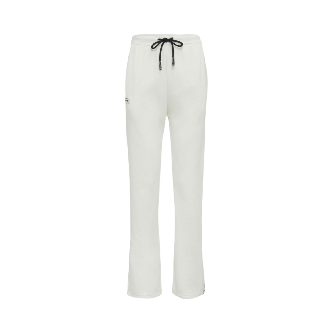 (W) 듀베티카 소스티라 사이드 로고 슬릿 트레이닝 팬츠 아이보리((W) Duvetica Sostila Side Logo Slit Training Pants Ivory)