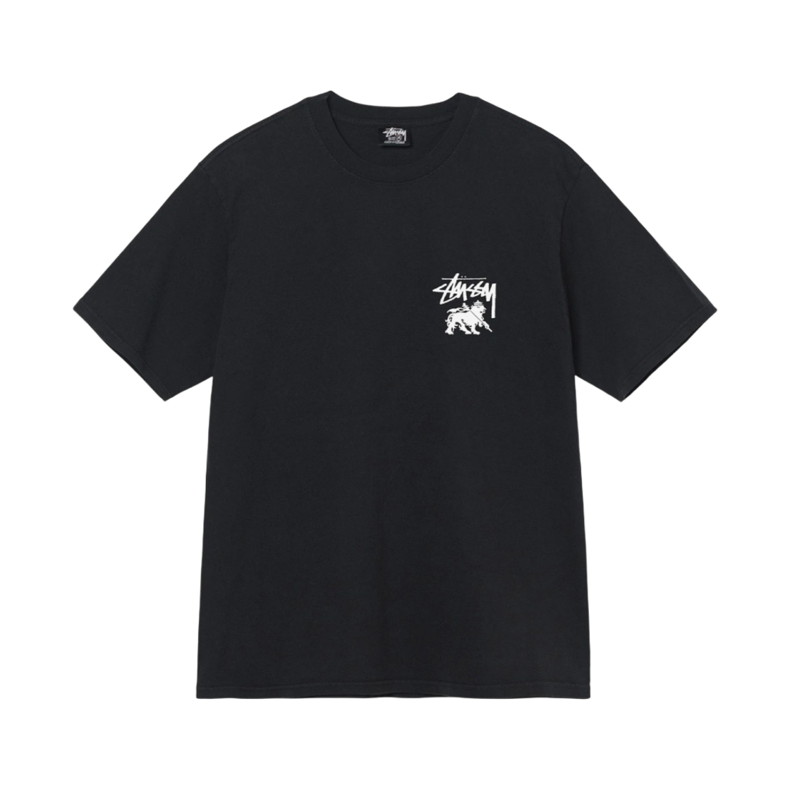 스투시 라이언 닷 피그먼트 다이드 티셔츠 블랙(Stussy Lion Dot Pigment Dyed T-Shirt Black) - 2