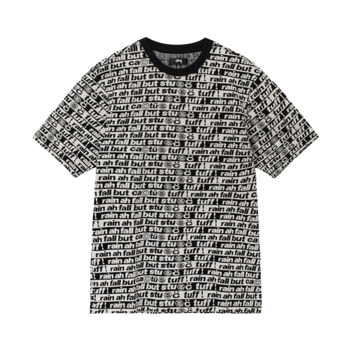 스투시 x CPFM 자카드 크루 블랙(Stussy x Cactus Plant Flea Market Jacquard Crew Black)