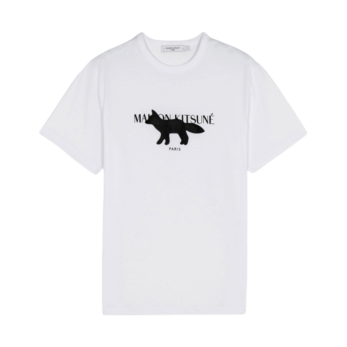 ★【MAISON KITSUNE】★Profile Fox Stamp Classic T Whit.e★ ☆【MAISON KITSUNE】☆Profile Fox Stamp Classic T Whit.e