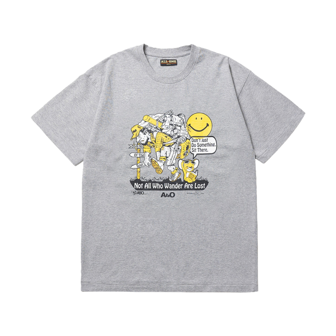 ABO23 ABO Wander Tee Melange Gray