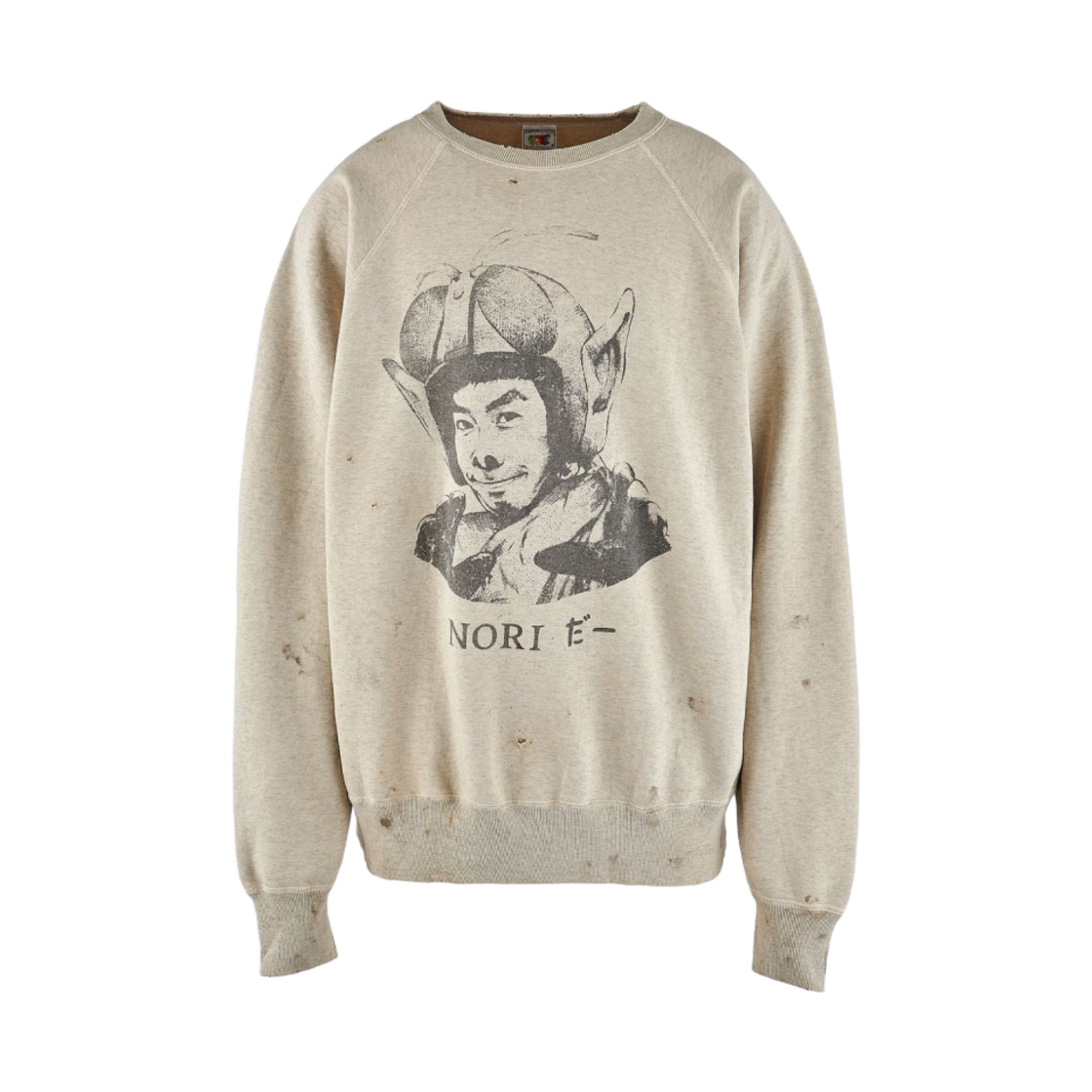 세인트 마이클 x 노리타케 키나시 크루 스웨트셔츠 그레이 - 23AW(Saint Mxxxxxx x Noritake Kinashi Crew Sweatshirt Gray - 23AW) - 1