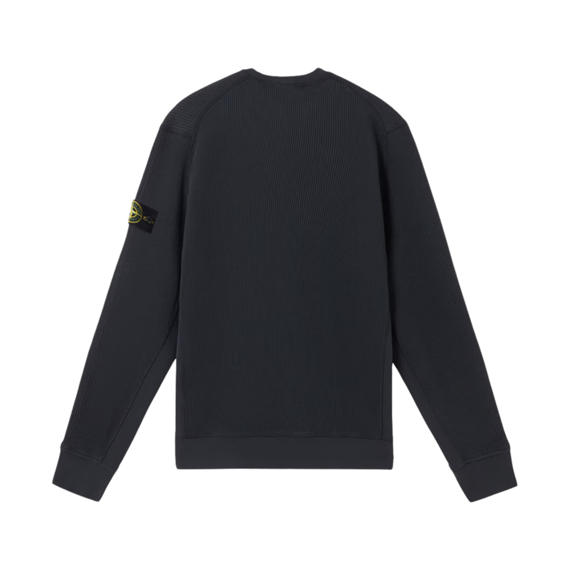 스톤 아일랜드 6100008 오가닉 코튼 와플 플리스 크루넥 스웨트셔츠 네이비 블루 - 25SS(Stone Island 6100008 Organic Cotton Waffle Fleece Crewneck Sweatshirt Navy Blue - 25SS) - 2