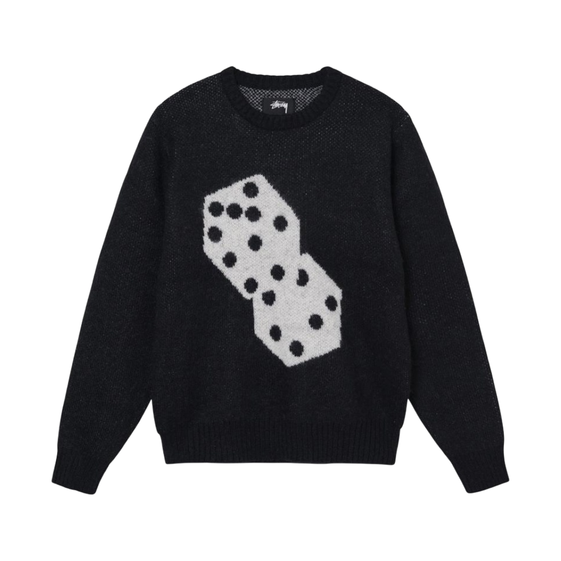 스투시 다이스 모헤어 스웨터 블랙 | Stussy | KREAM