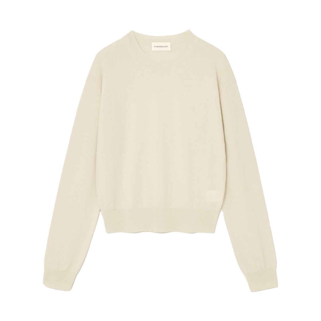 킨더살몬 우먼 캐시미어 스웨터 크림(Kindersalmon Women Cashmere Sweater Cream) - 1