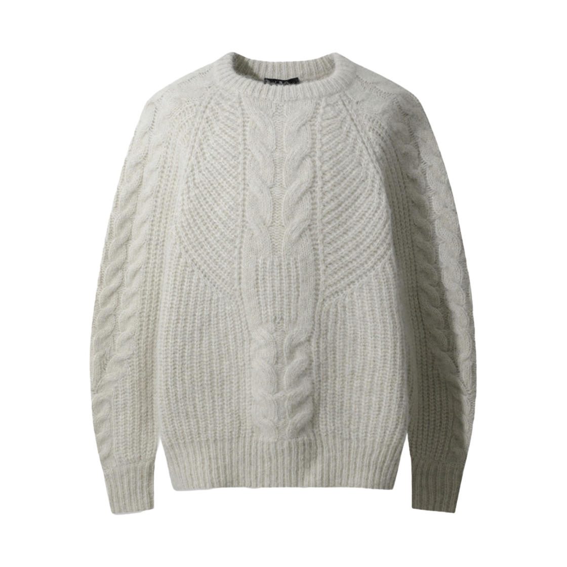 IRWBW24066BEX Iro Obelinespe Wool Argyle Pattern V-Neck Knit White