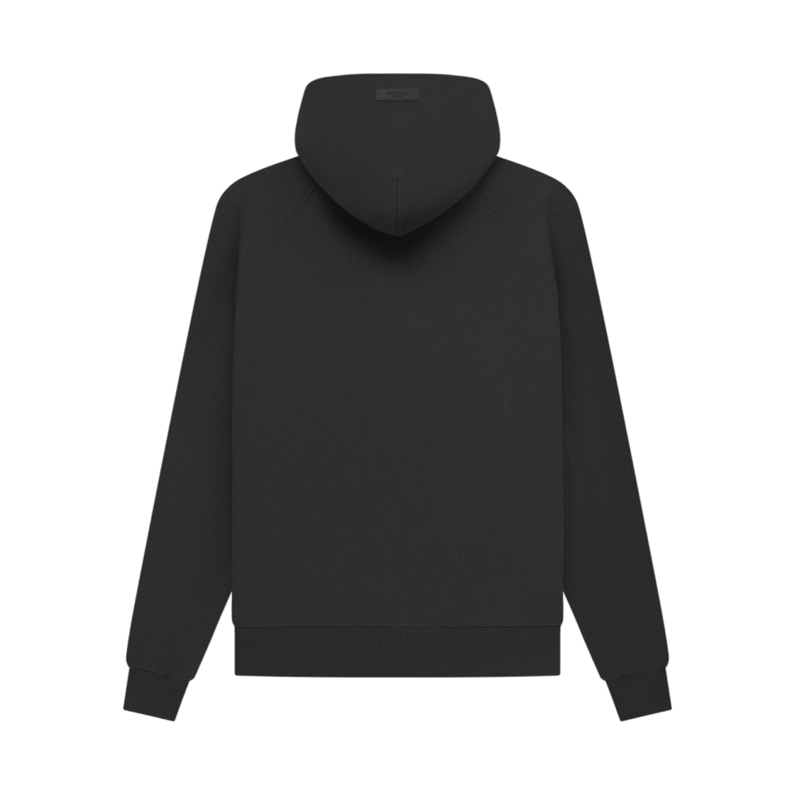 에센셜 와플 래글런 후드 오프 블랙 - 23SS(Essentials Waffle Raglan Hoodie Off Black - 23SS) - 2