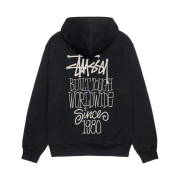 Stussy Built Tough Hoodie Pigment Dyed Black