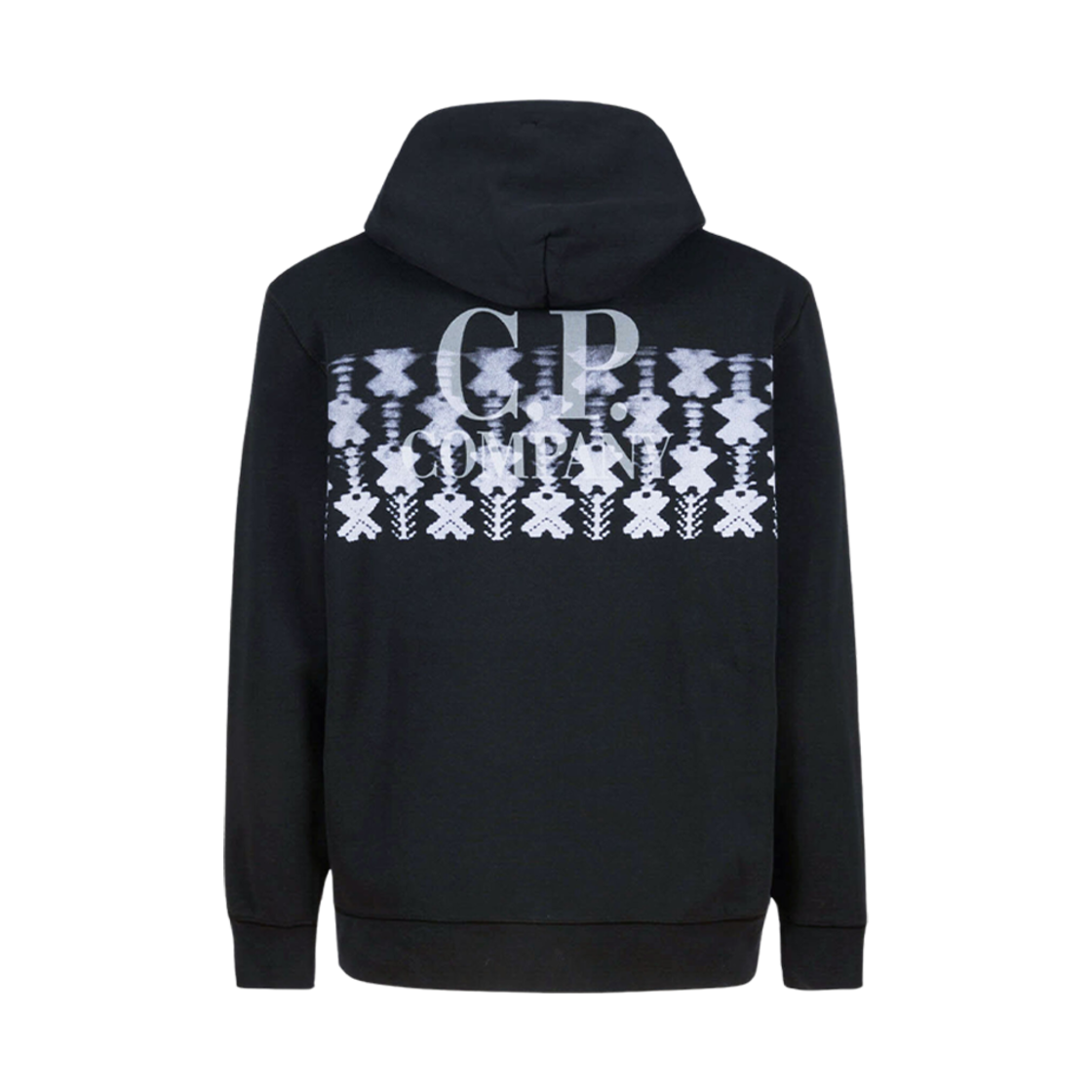 C.P. 컴퍼니 30/1 브러쉬드 플리스 로고 후드 블랙 - 23FW(C.P. Company 30/1 Brushed Fleece Logo Hoodie Black - 23FW) - 3