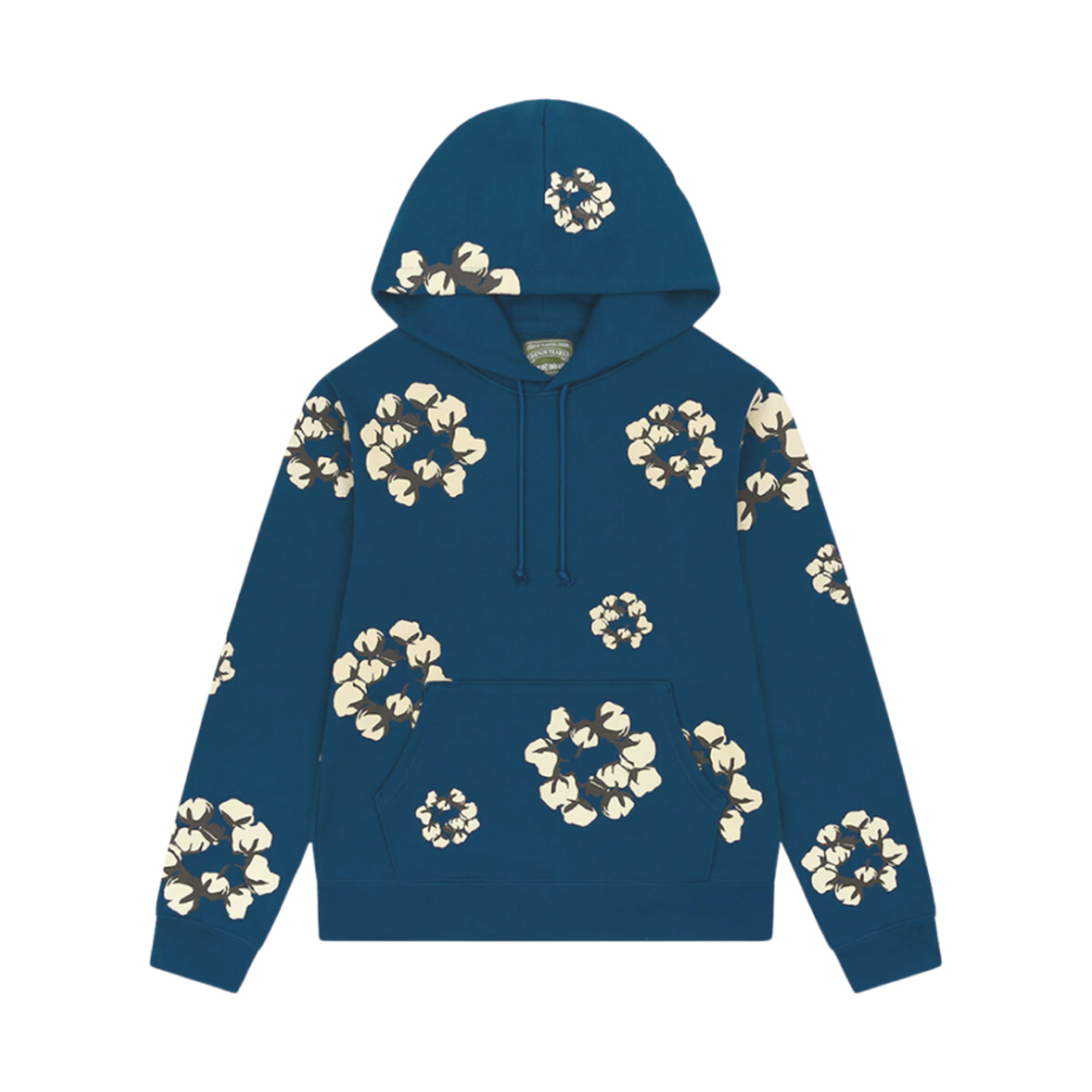 - Denim Tears x Cactus Plant Flea Market Wreath Hoodie Navy