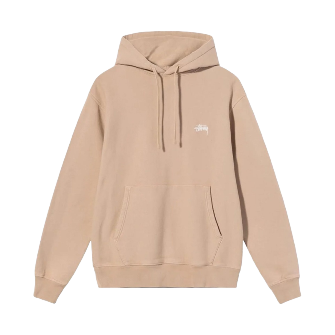 118417 Stussy Overdyed Hoodie Beige 2021