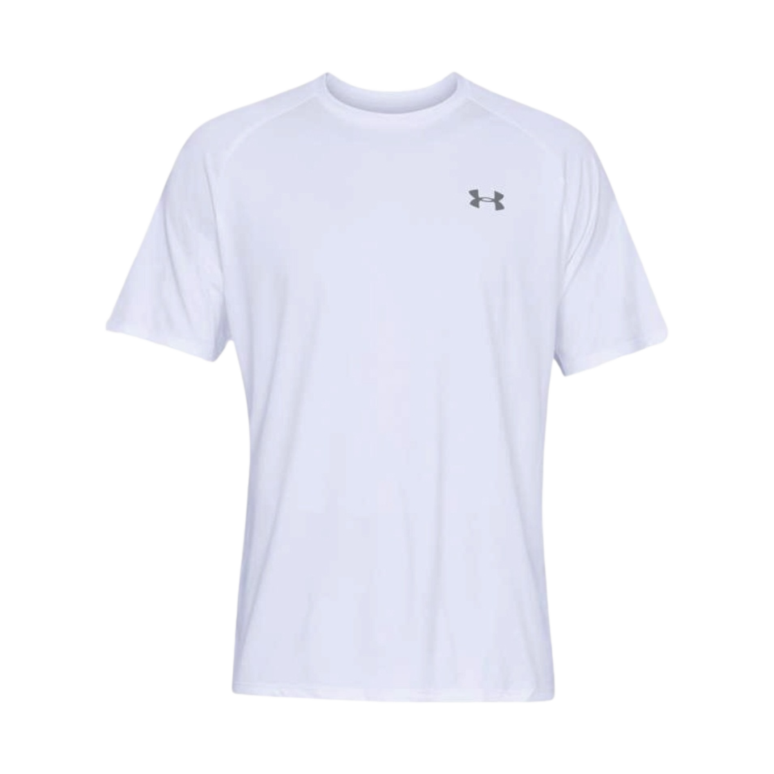 언더아머 테크 2 숏 슬리브 화이트 오버캐스트 그레이(Under Armour Tech 2.0 Short Sleeve White Overcast Gray)