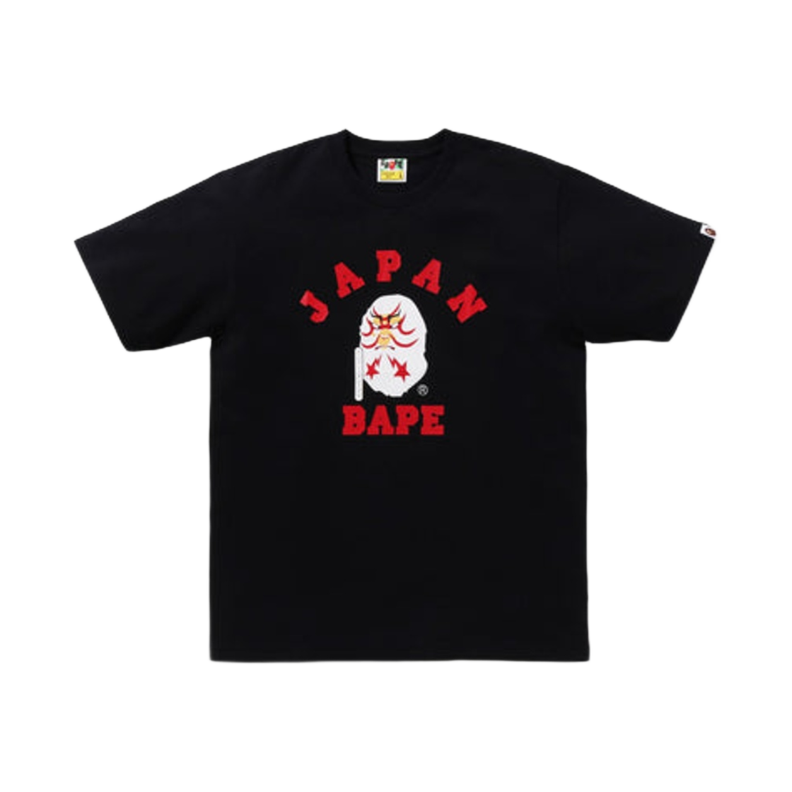 베이프 재패니즈 폭스 마스크 티셔츠 블랙(BAPE Japanese Fox Mask T-Shirt Black) - 1