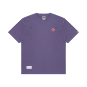 AAPE Now Heart Tee Light Purple