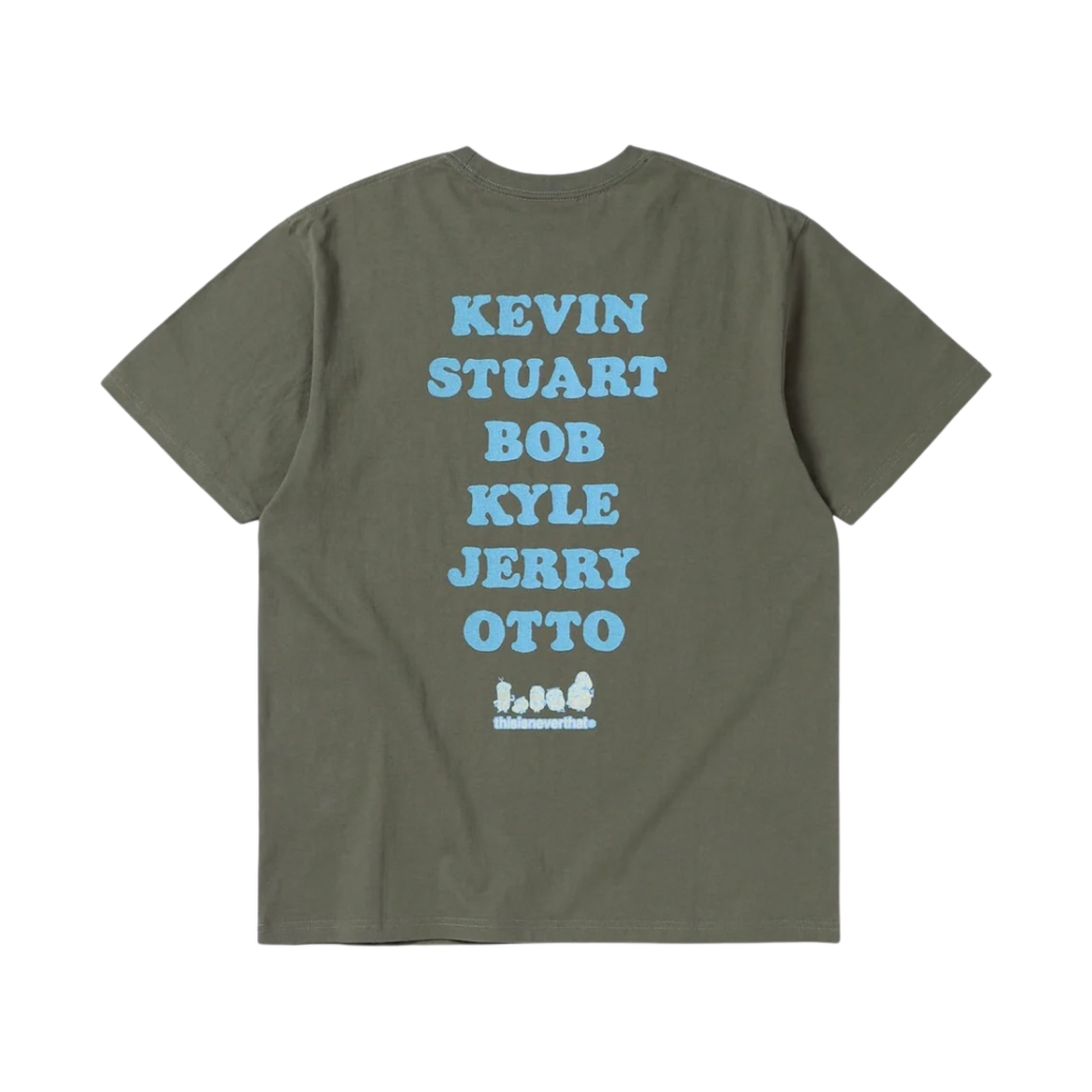 디스이즈네버댓 x 미니언즈 캐릭터 티셔츠 올리브(Thisisneverthat x Minions Character T-Shirt Olive) - 1